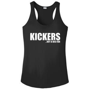 Kickers Not A Big Fan Fantasy Football Draft Day Ladies PosiCharge Competitor Racerback Tank