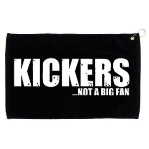 Kickers Not A Big Fan Fantasy Football Draft Day Grommeted Golf Towel