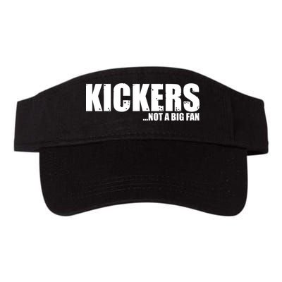 Kickers Not A Big Fan Fantasy Football Draft Day Valucap Bio-Washed Visor