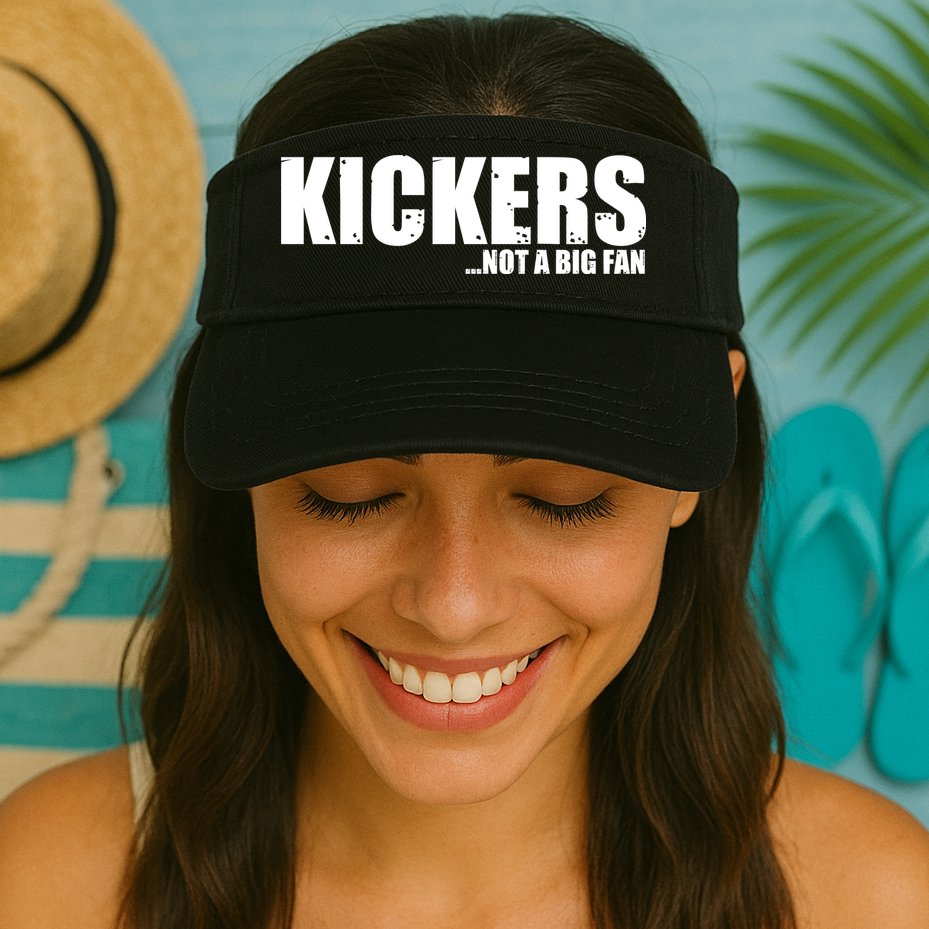 Kickers Not A Big Fan Fantasy Football Draft Day Visor