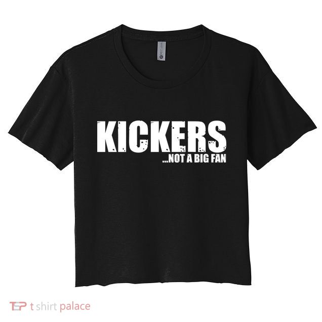 Kickers Not A Big Fan Fantasy Football Draft Day Crop Top