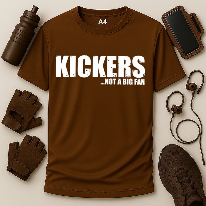 Kickers Not A Big Fan Fantasy Football Draft Day Cooling Performance Crew T-Shirt