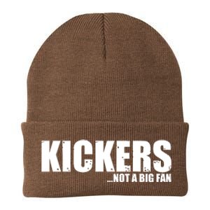 Kickers Not A Big Fan Fantasy Football Draft Day Knit Cap Winter Beanie