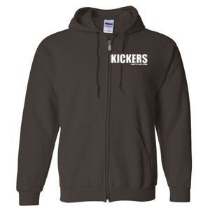 Kickers Not A Big Fan Fantasy Football Draft Day Full Zip Hoodie