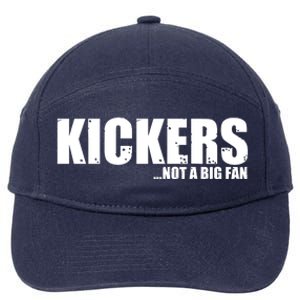 Kickers Not A Big Fan Fantasy Football Draft Day 7-Panel Snapback Hat