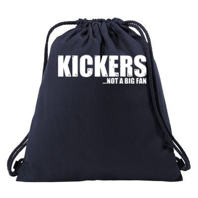 Kickers Not A Big Fan Fantasy Football Draft Day Drawstring Bag