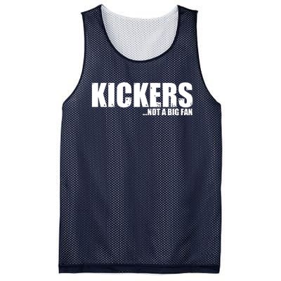 Kickers Not A Big Fan Fantasy Football Draft Day Mesh Reversible Basketball Jersey Tank