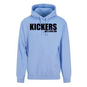 Kickers Not A Big Fan Fantasy Football Draft Day Unisex Surf Hoodie