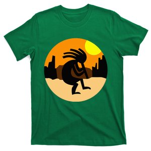 Kokopelli Native American Sunset T-Shirt