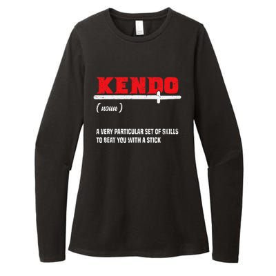 Kendo (Noun) A Very Particular Set Of Skills To Beat You Womens CVC Long Sleeve Shirt