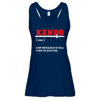 Kendo (Noun) A Very Particular Set Of Skills To Beat You Ladies Essential Flowy Tank