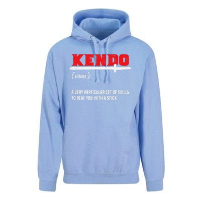 Kendo (Noun) A Very Particular Set Of Skills To Beat You Unisex Surf Hoodie