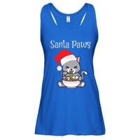 Kawaii Neko Anime Ra Santa Paws Cute Gift Ladies Essential Flowy Tank