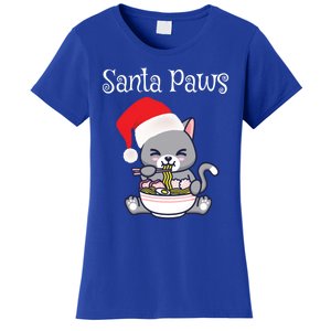 Kawaii Neko Anime Ra Santa Paws Cute Gift Women's T-Shirt