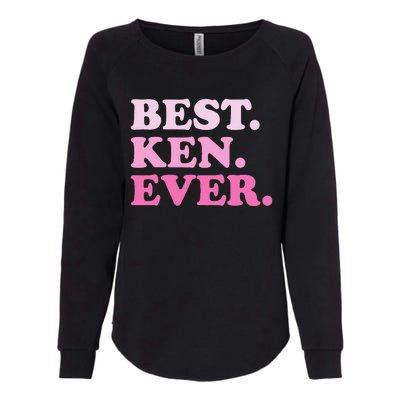 Ken Name Best Ken Ever Vintage Groovy Funny Womens California Wash Sweatshirt