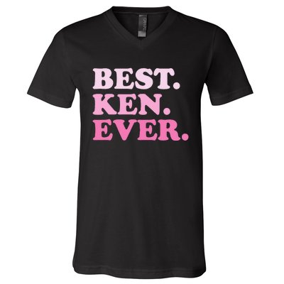 Ken Name Best Ken Ever Vintage V-Neck T-Shirt