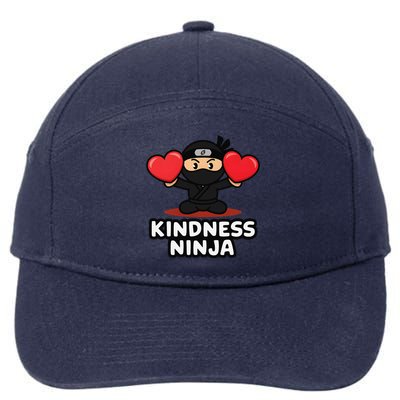 Kindness Ninja Be Kind Unity Day Orange Anti Bullying 7-Panel Snapback Hat