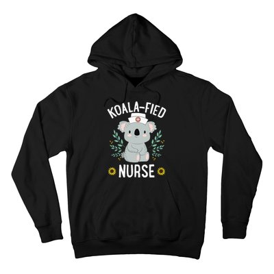 KoalaFied Nurse Cute Koala Bear Lover Sunflower Hoodie