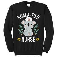 KoalaFied Nurse Cute Koala Bear Lover Sunflower Sweatshirt