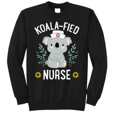 KoalaFied Nurse Cute Koala Bear Lover Sunflower Sweatshirt