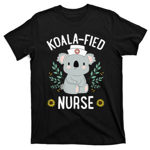 KoalaFied Nurse Cute Koala Bear Lover Sunflower T-Shirt