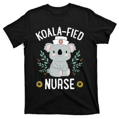 KoalaFied Nurse Cute Koala Bear Lover Sunflower T-Shirt