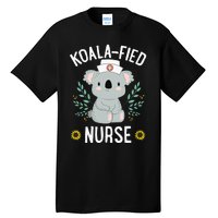 KoalaFied Nurse Cute Koala Bear Lover Sunflower Tall T-Shirt