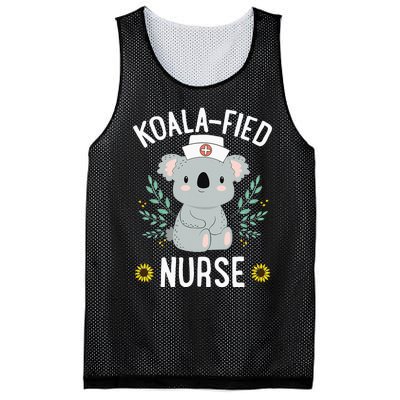 KoalaFied Nurse Cute Koala Bear Lover Sunflower Mesh Reversible Basketball Jersey Tank