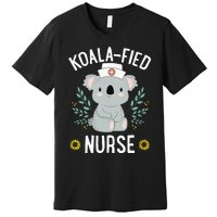 KoalaFied Nurse Cute Koala Bear Lover Sunflower Premium T-Shirt