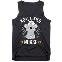 KoalaFied Nurse Cute Koala Bear Lover Sunflower Tank Top