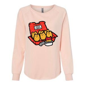 Kitten Nuggets Cute Fast Food Cat Food Lover Womens California Wash Sweatshirt