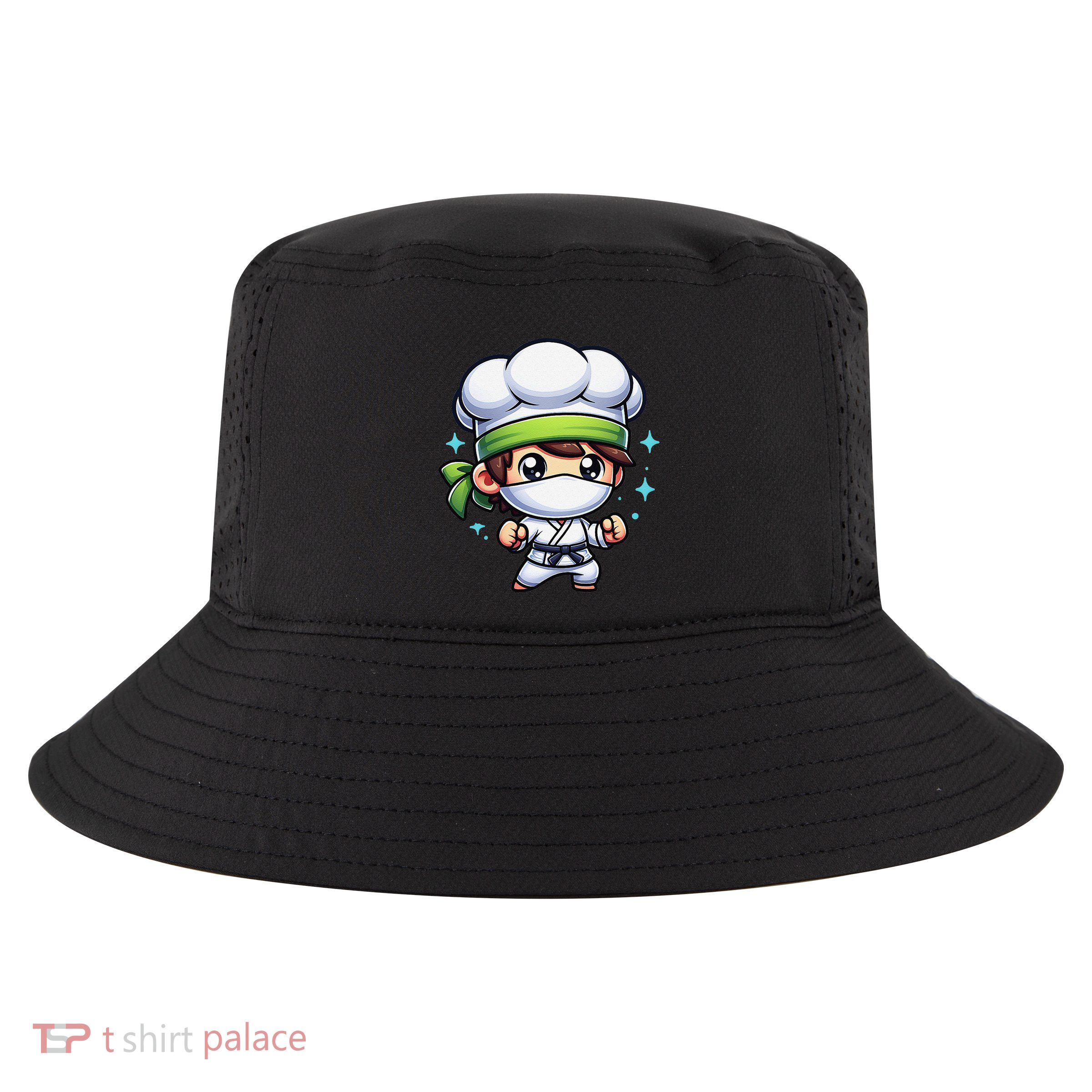 Kitchen Ninja Chef Cook Ninja Cool Comfort Performance Bucket Hat