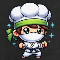 Kitchen Ninja Chef Cook Ninja 11oz C Handle Ceramic Mug