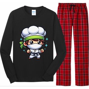 Kitchen Ninja Chef Cook Ninja Long Sleeve Pajama Set