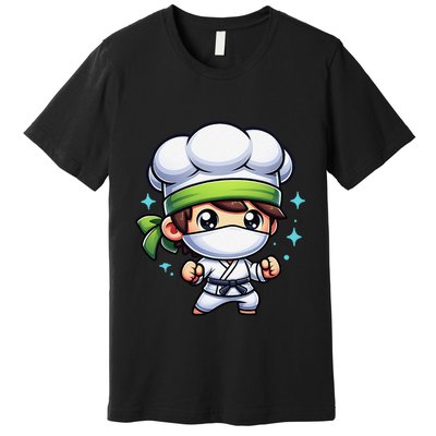 Kitchen Ninja Chef Cook Ninja Premium T-Shirt