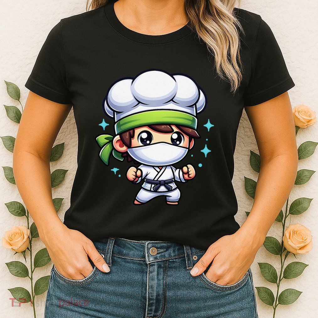 Kitchen Ninja Chef Cook Ninja Womens T-Shirt
