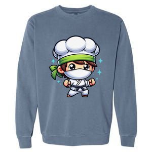 Kitchen Ninja Chef Cook Ninja Garment-Dyed Sweatshirt