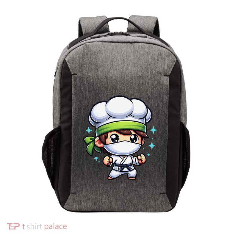 Kitchen Ninja Chef Cook Ninja Vector Backpack
