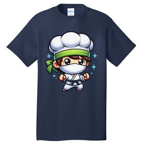 Kitchen Ninja Chef Cook Ninja Tall T-Shirt