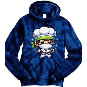 Kitchen Ninja Chef Cook Ninja Tie Dye Hoodie