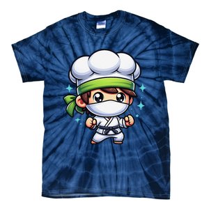 Kitchen Ninja Chef Cook Ninja Tie-Dye T-Shirt