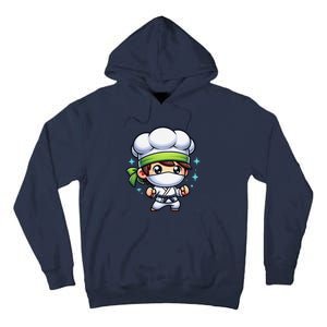 Kitchen Ninja Chef Cook Ninja Tall Hoodie