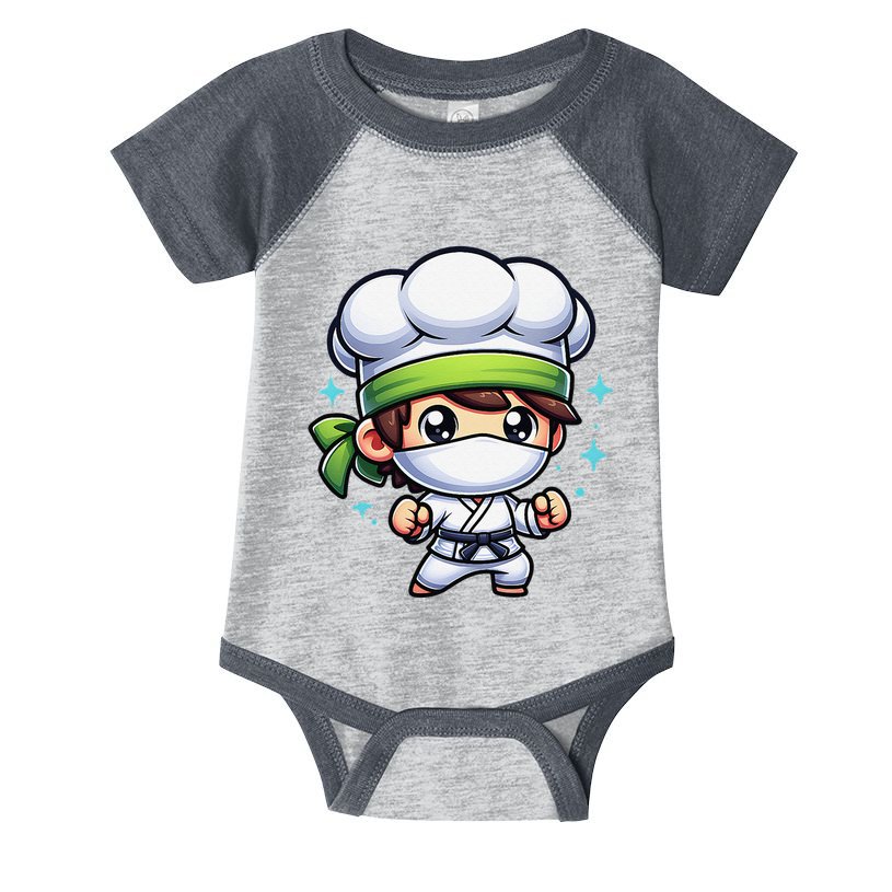 Kitchen Ninja Chef Cook Ninja Infant Baby Jersey Bodysuit