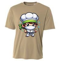 Kitchen Ninja Chef Cook Ninja Cooling Performance Crew T-Shirt