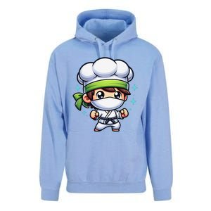 Kitchen Ninja Chef Cook Ninja Unisex Surf Hoodie