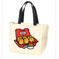 Kitten Nuggets Cute Fast Food Cat Food Lover Zip Tote Bag