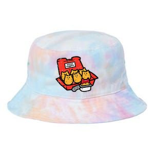 Kitten Nuggets Cute Fast Food Cat Food Lover Tie Dye Newport Bucket Hat