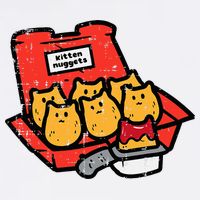 Kitten Nuggets Cute Fast Food Cat Food Lover Womens Tank Top