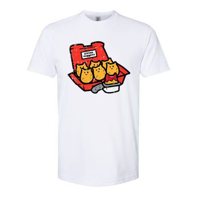 Kitten Nuggets Cute Fast Food Cat Food Lover Softstyle CVC T-Shirt