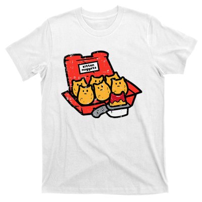 Kitten Nuggets Cute Fast Food Cat Food Lover T-Shirt